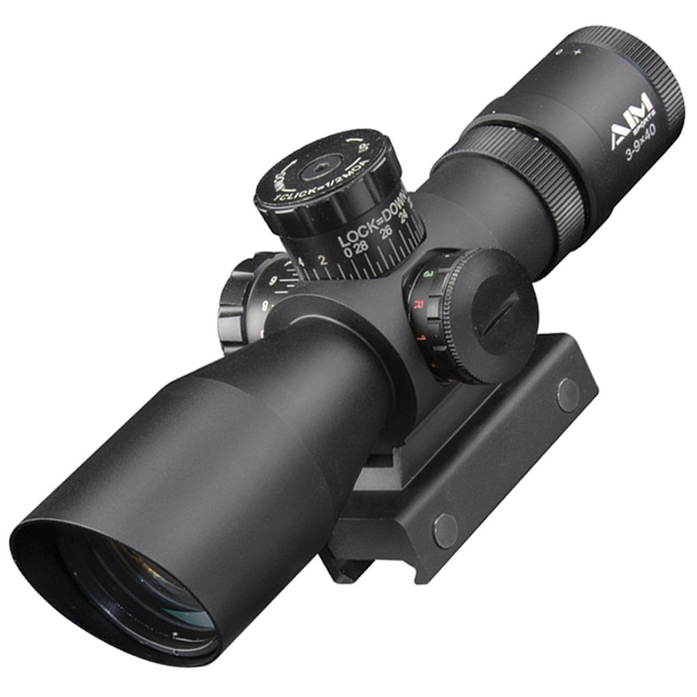 3-9x40 Tri-Illuminated Reticle Scope