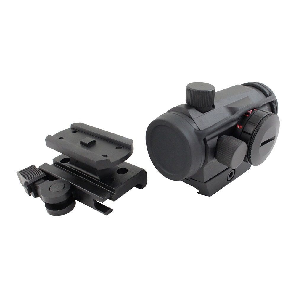 1x20mm Picatinny Dual Illuminated Micro Dot with QD Absolute Co-Witness Riser