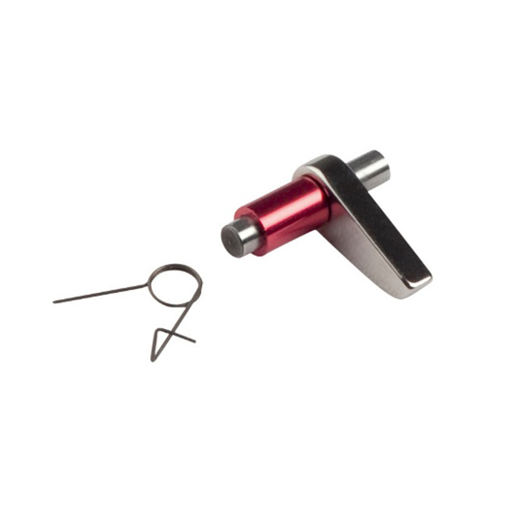 High-quality Blue Anodized Anti Reversal Latch suitable for Version 2 and 3 Gearboxes. Get it at ReplicaAirguns.ca.