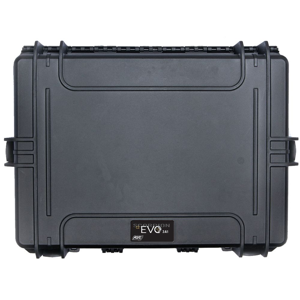 View the durable ASG Scorpion EVO 3A1 Field Case - secure storage with foam inlay for magazines and battery pack. Available at ReplicaAirguns.ca!