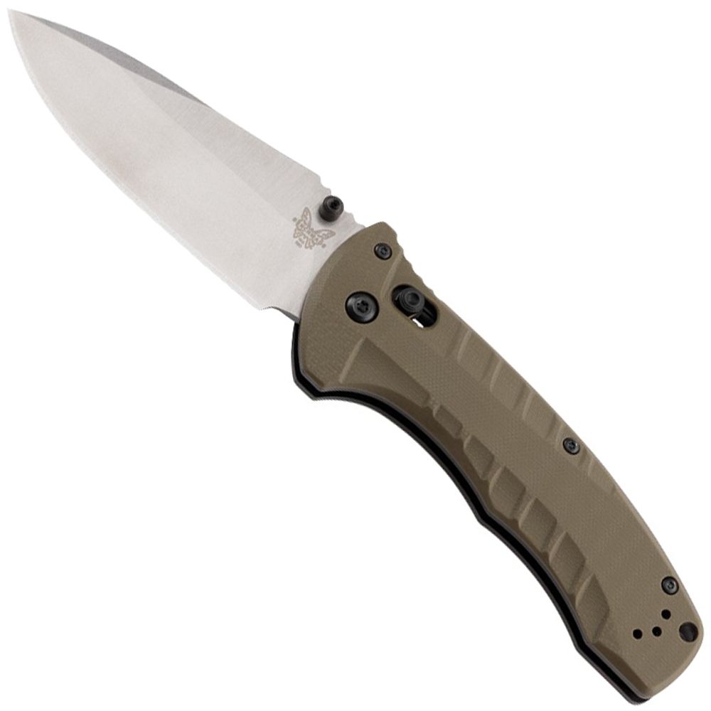 Benchmade Turret Folding Knife - Plain Blade