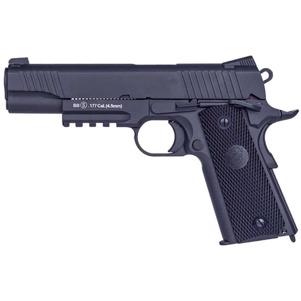 1911モデルガン ブラック BB弾 Buy Barra 4006 CO2 Blowback BB Pistol - Full Metal | ReplicaAirguns.ca