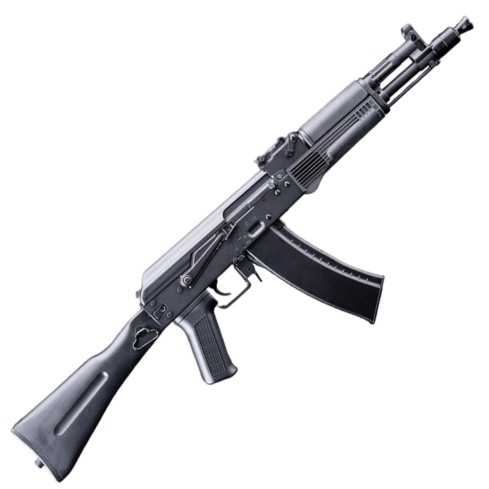 CYMA AK Airsoft Rifle - Durable and professional. Stamped metal receiver, folding stock, and full metal gearbox. Perfect for high-performance airsoft battles