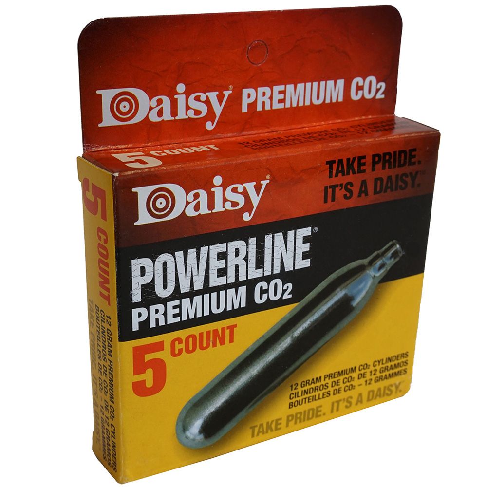 Daisy Powerline Premium CO2 Cylinder 5-Pack