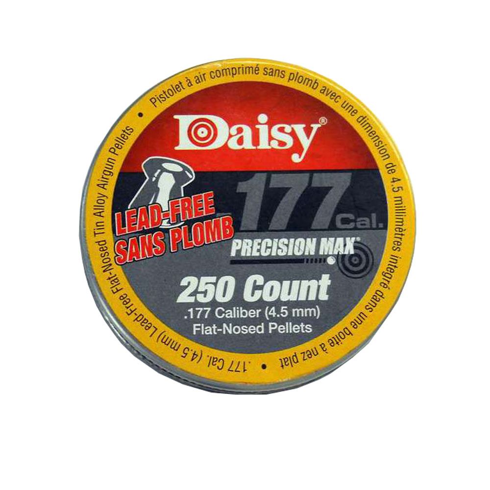 Daisy .177 Cal. Flat Lead Free Pellets - 250 Tin