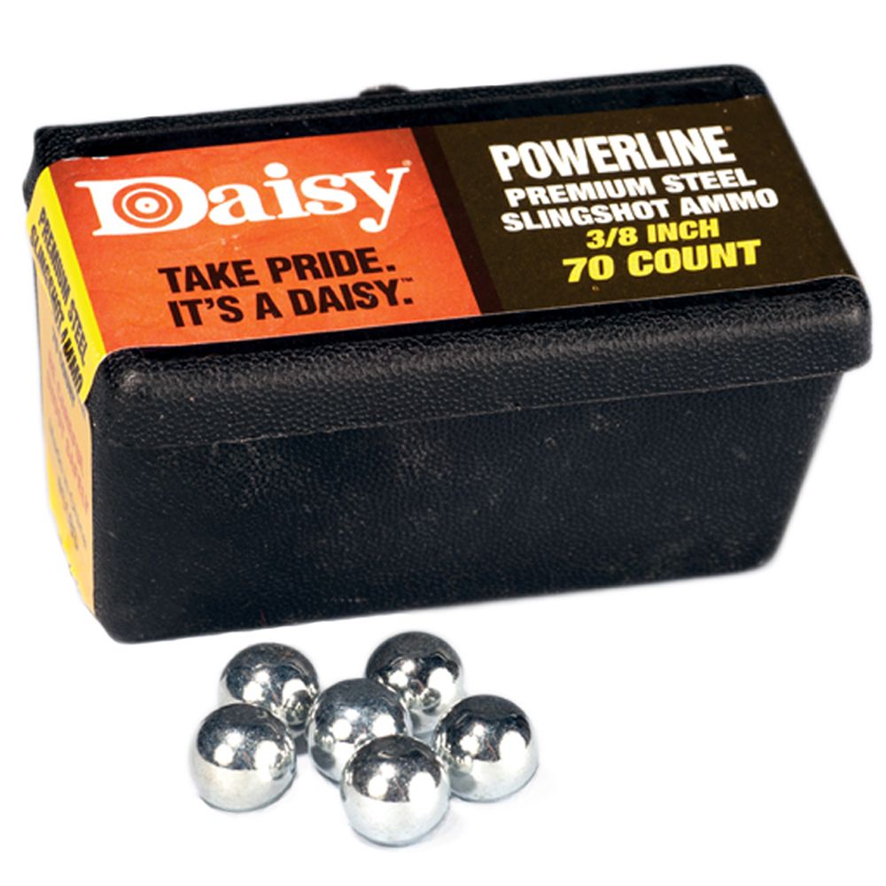Daisy PowerLine 3/8 Inch Steel Slingshot Ammo