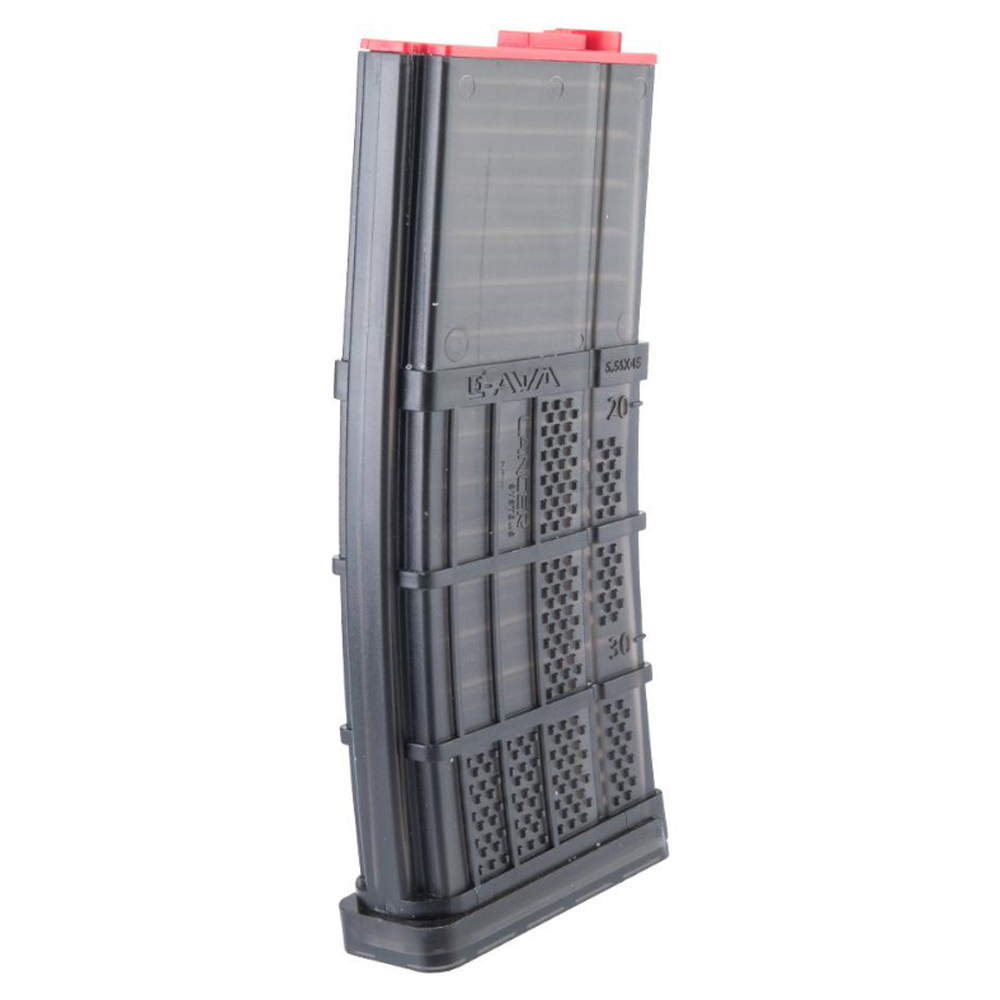 Buy EMG/Lancer Systems L5 AWM Airsoft Magazine: Durable polymer construction, 250-round capacity. Upgrade your gear. Available at ReplicaAirguns.ca.