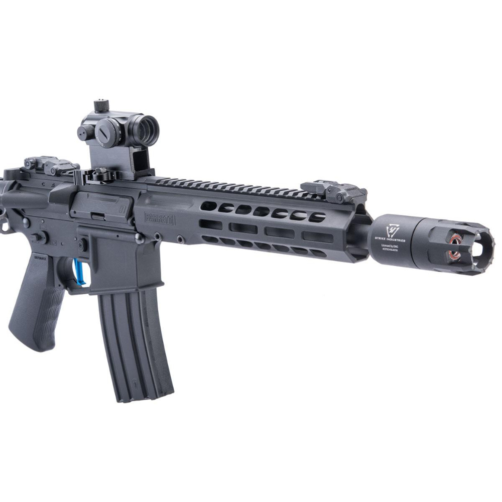 Enhance your airsoft experience with the EMG Strike Industries Oppressor Tracer Unit. Featuring a built-in ACETECH Blaster Rechargeable Tracer, sustain up to 35 rounds per second. Available at ReplicaAirguns.ca.