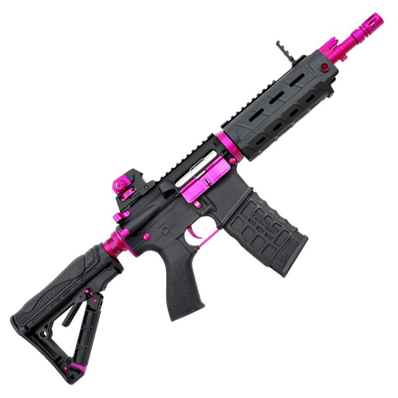 G&G GR4 G26 Airsoft Blowback AEG Rifle - Black/Pink