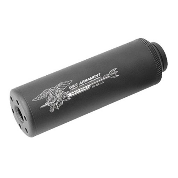 G&G SS-100 CW Black Sound Suppressor - 14mm