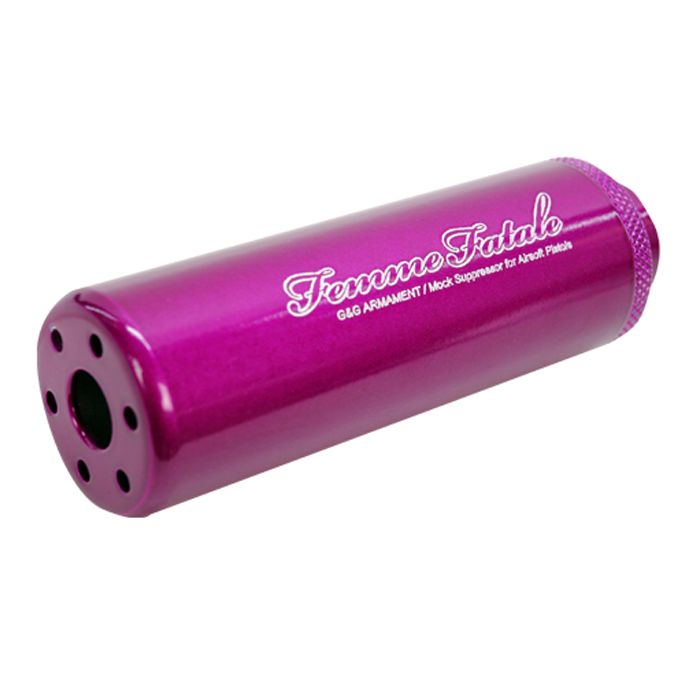 G&G SS-100 14mm CCW US Type Pink Sound Suppressor