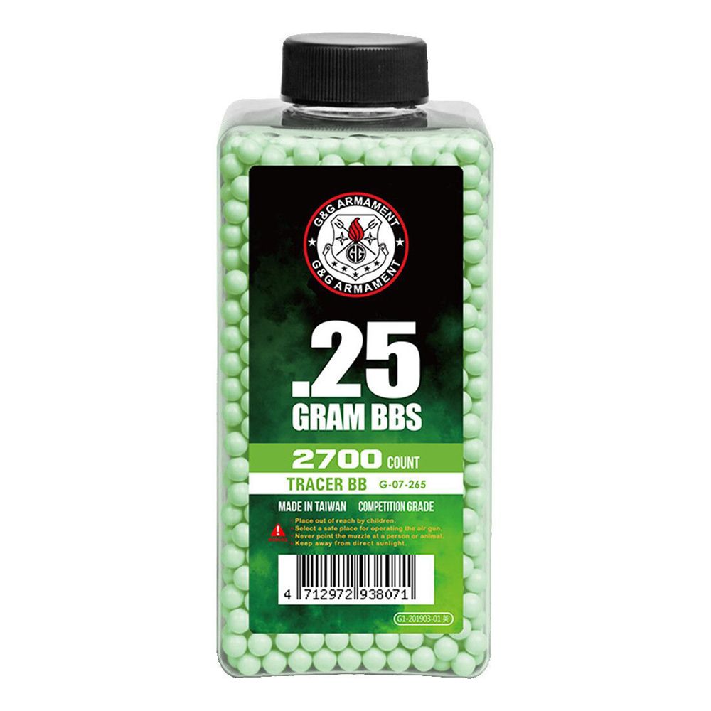 G&G 0.25g Green Tracer BB - 2700ct