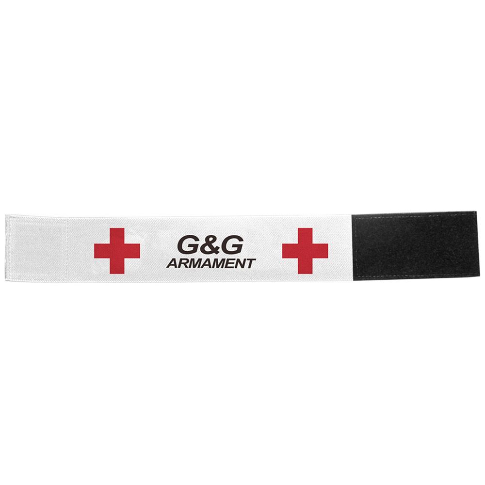 G&G White Medic 6 Pack Team Armband