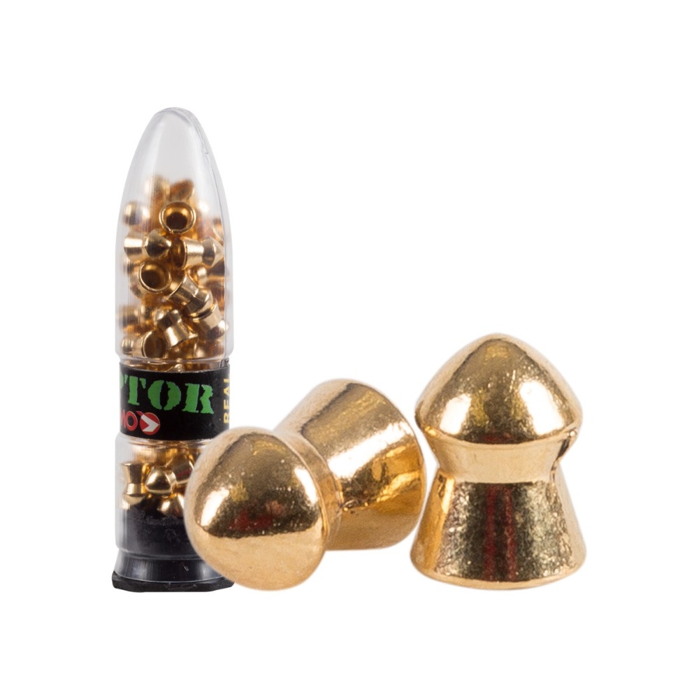 Elevate your shooting experience with GAMO PBA .22 Caliber Pellets. True Gold 18 Karat gold plating ensures accuracy and eliminates barrel corrosion. Pack includes 50 pellets. Available at ReplicaAirguns.ca.