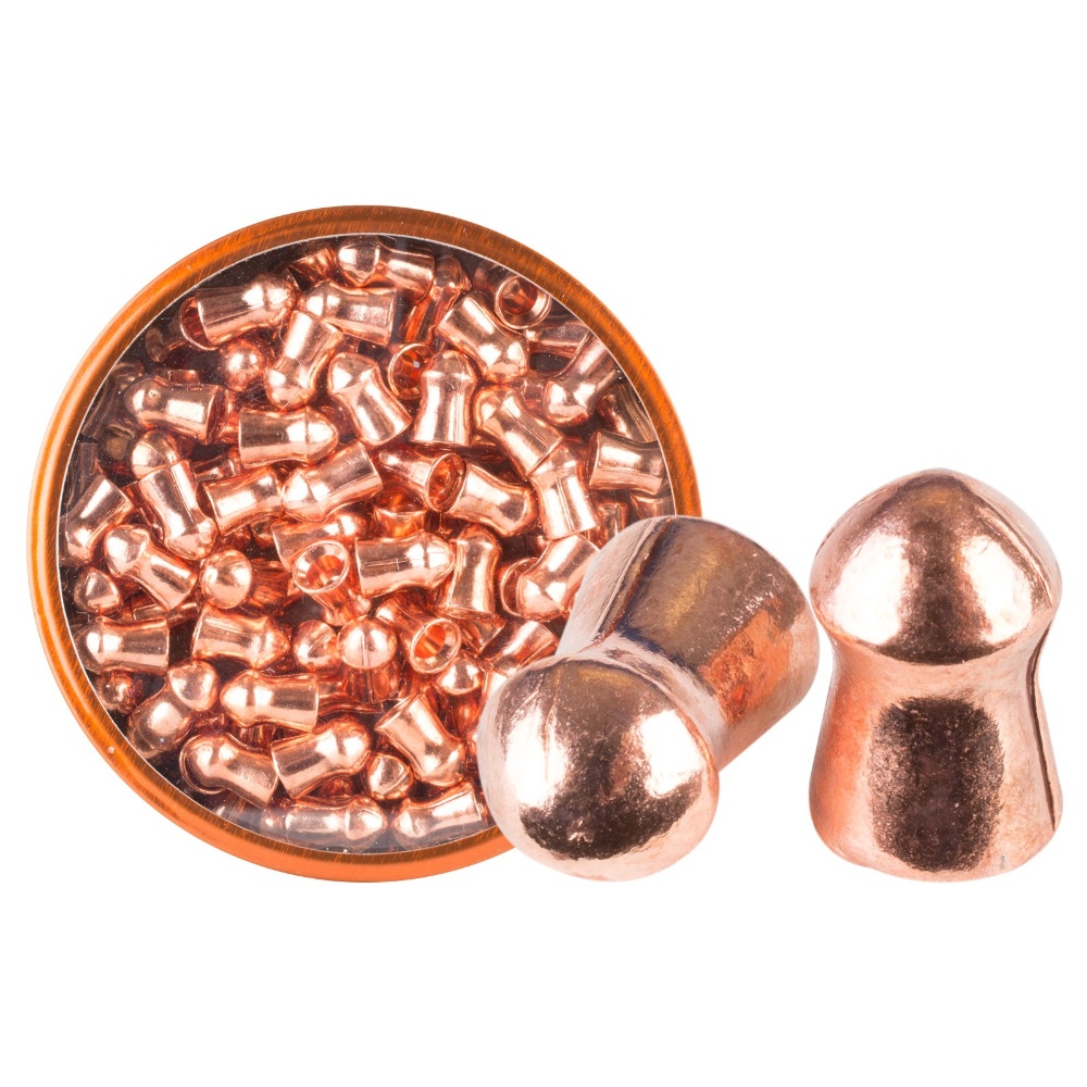 Optimize your shooting with Gamo Copper Pellets. Featuring 100% weight retention, reduced ballistic drag, and precise trajectory for cleaner, vital kill shots. Explore at ReplicaAirguns.ca.