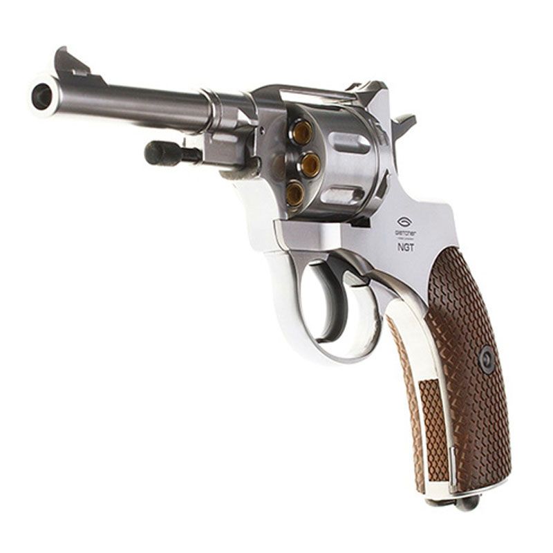 Gletcher NGT Silver Plated BB Revolver