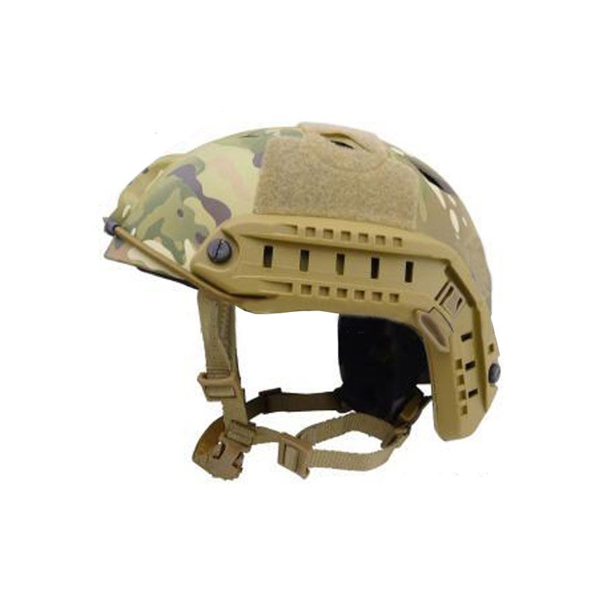 Airsoft Military Jump Fast Base Bj CP Helmet - Multicam
