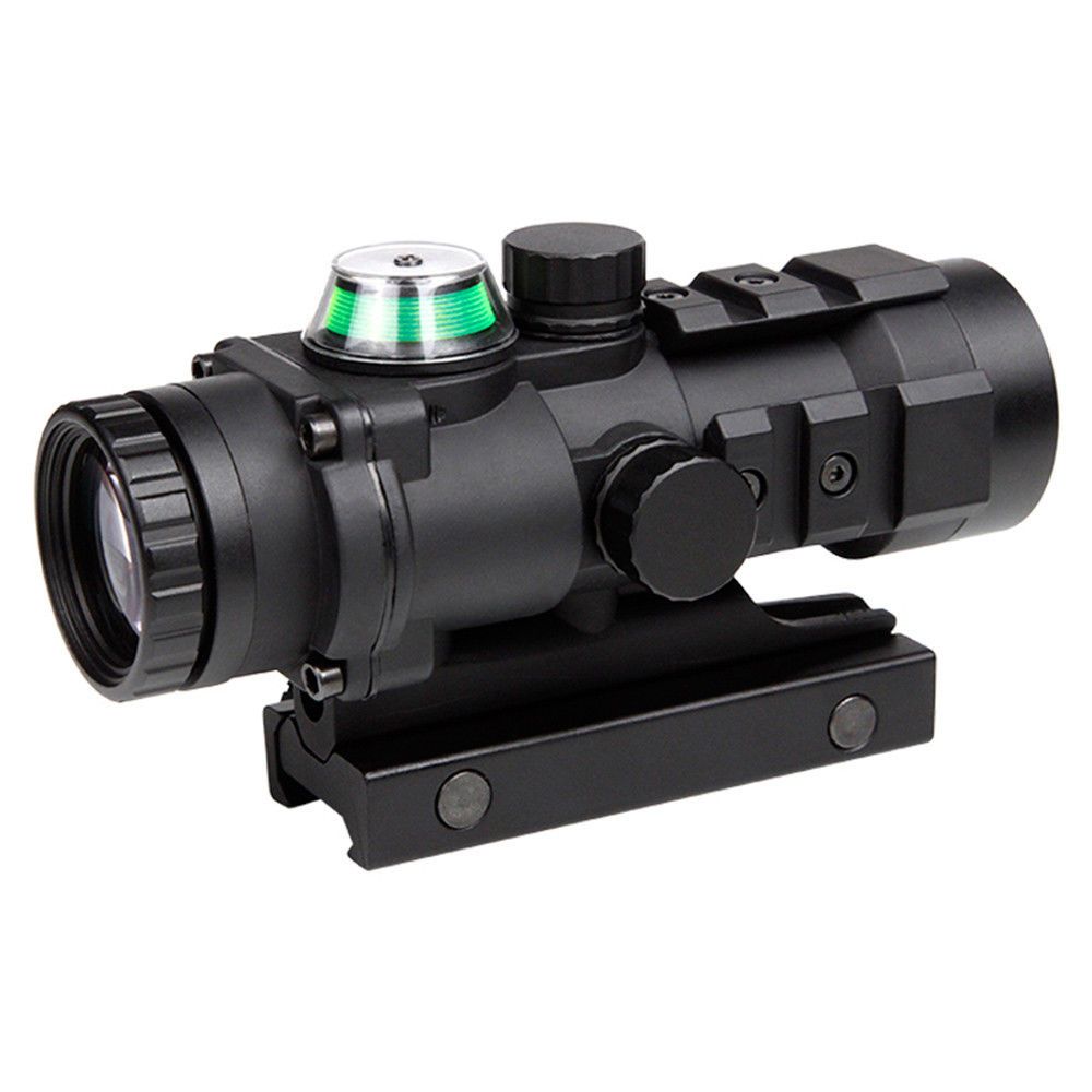 3x32 Fiber Optic Green Illuminated Prism Scope