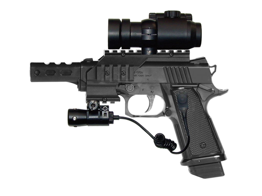 Daisy Model 5171 CO2 BB gun w/ accessories 