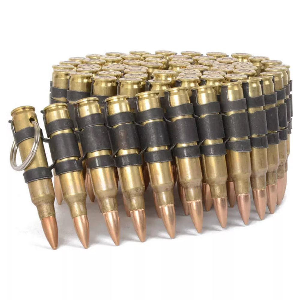 .223 Brass With Black Links Bullet Belt