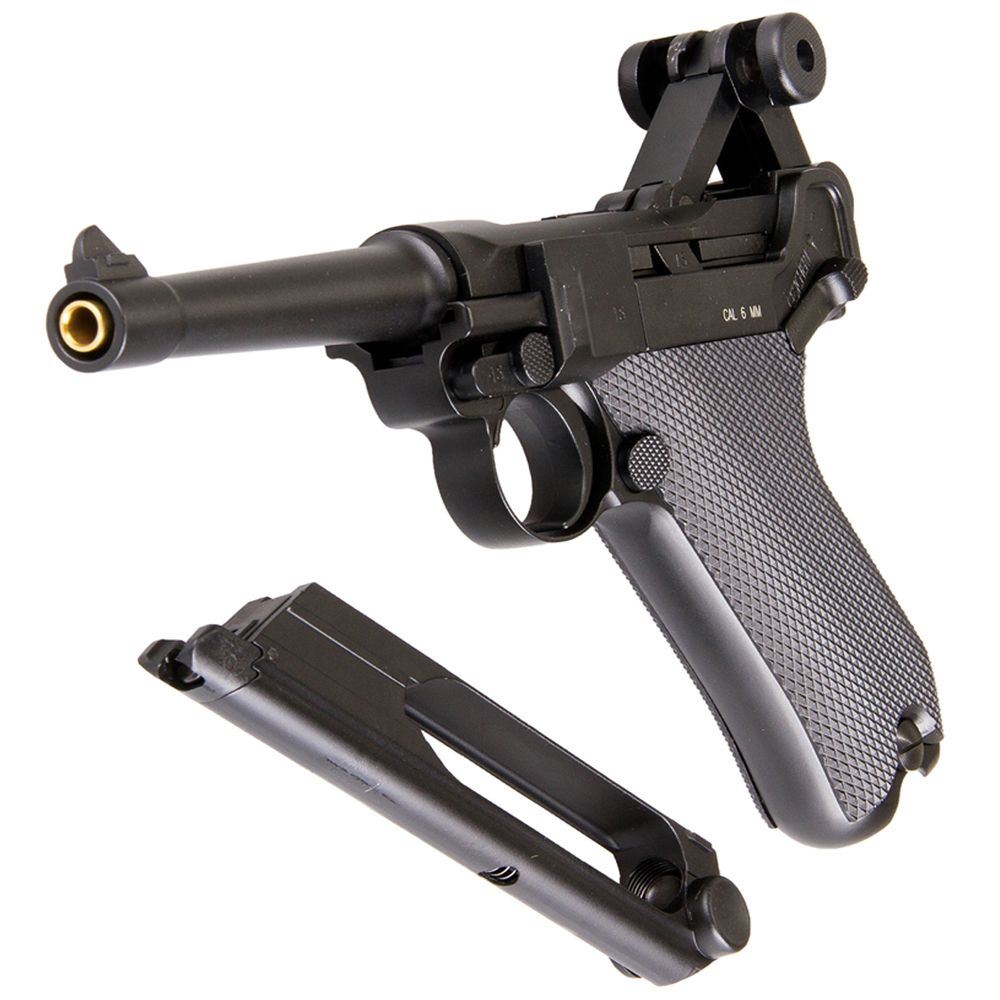 KWC Luger P08 C02 Blowback Airsoft Pistol | Replicaairguns.ca