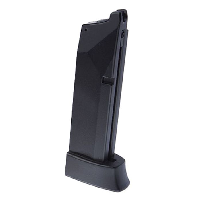 Enhance your shooting experience with the KWC SW40F CO2 Steel BB Magazine. Designed for 4.5mm steel BBs, this pistol magazine boasts an 18-round capacity.