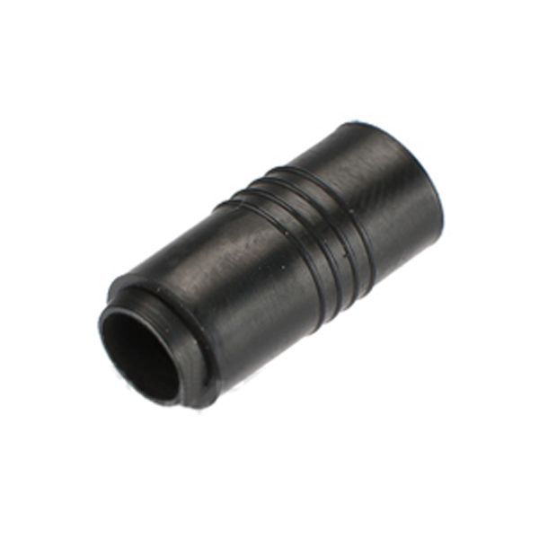 Enhance your AEG's hop-up performance with the Airsoft Hop-up Bucking. Designed for Tokyo Marui-style units, it improves accuracy with special pressure point geometry and ensures a better air seal with a ribbed outer surface.