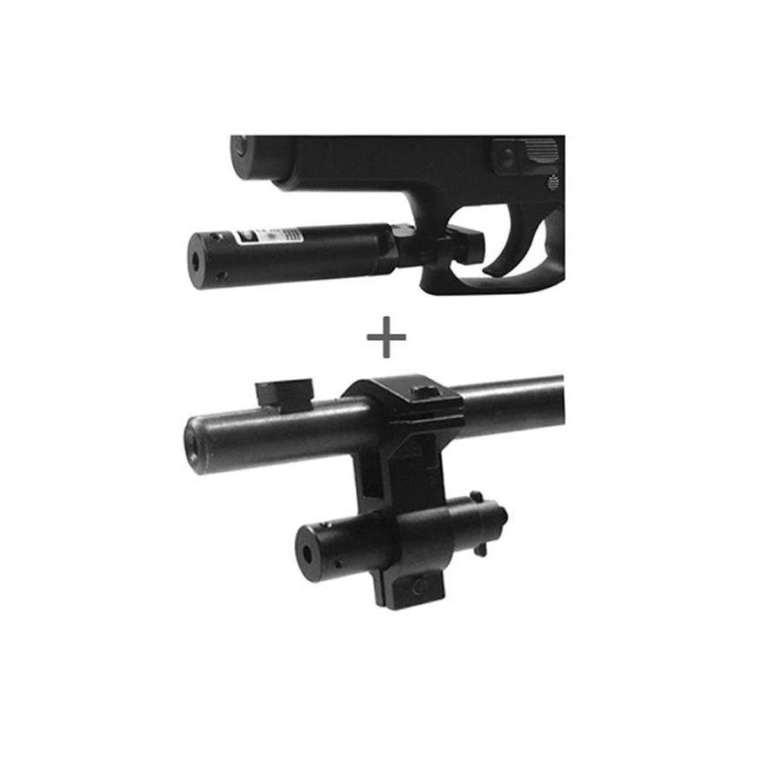 Ncstar Red Laser Sight With Universal Barrel And Trigger Guard Mount