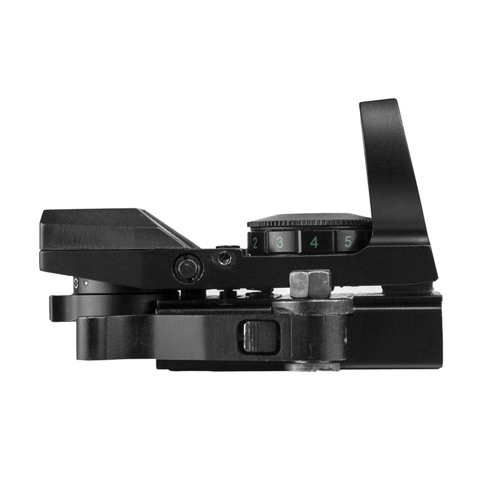 NcStar Green/Red 4 Reticles Reflex Sight with Mount - Black