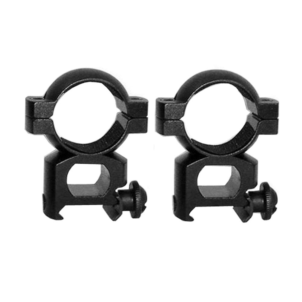 Enhance your firearm with the 1 Inch Weaver Rings - a durable black mounting solution from Ncstar. Designed for Weaver and Picatinny type rails, these rings are sold as a pair for secure optics attachment.