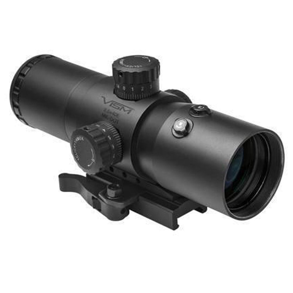 NcStar CBT 3.5x Mil-Dot Prismatic Scope Mount with Red Laser