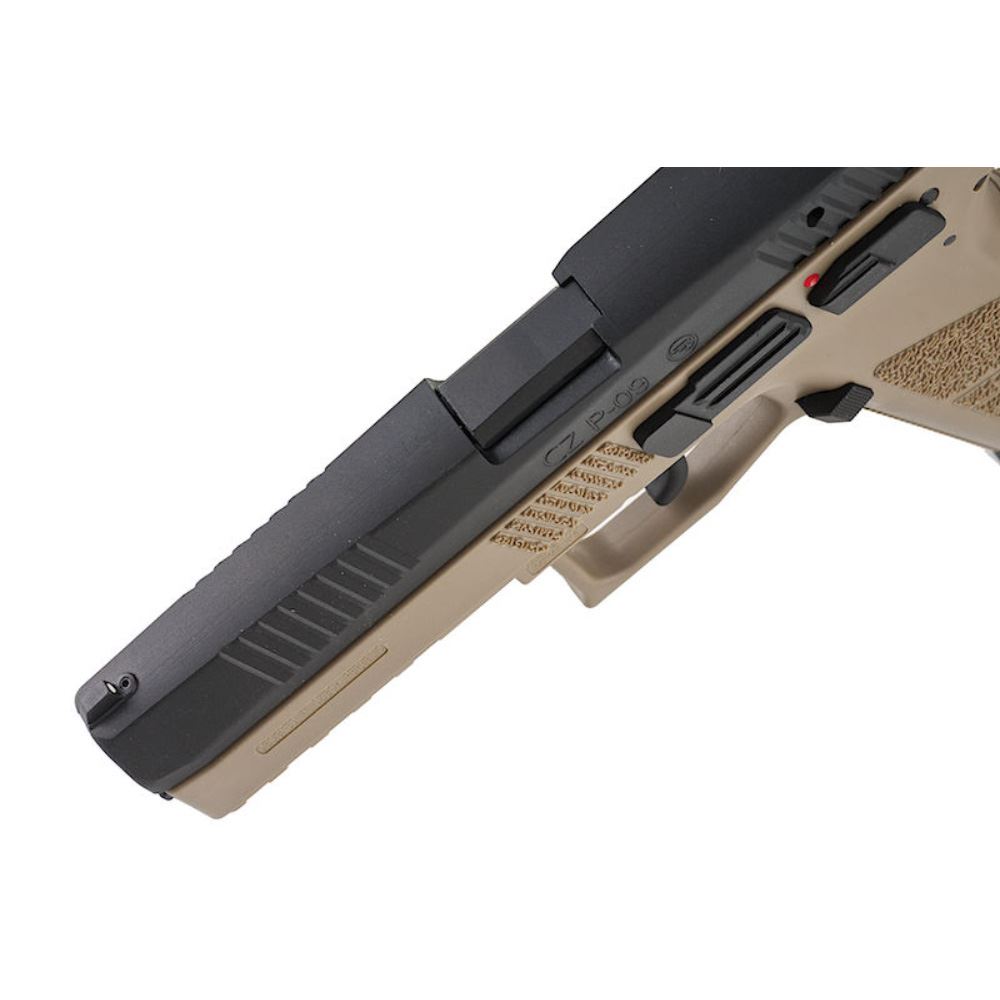 Buy KJ Works CZ P-09 GBB Airsoft Pistol - 376 FPS | ReplicaAirguns.ca