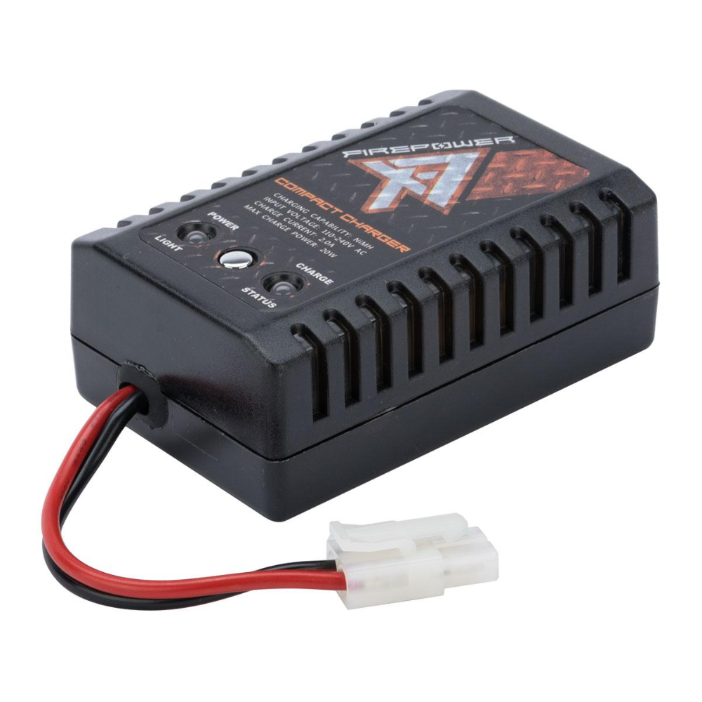 The Firepower X7 NiMH Smart Charger is ideal for airsoft or RC enthusiasts, offering fast charging, LED status lights, and automatic protection. Get it now at ReplicaAirguns.ca.