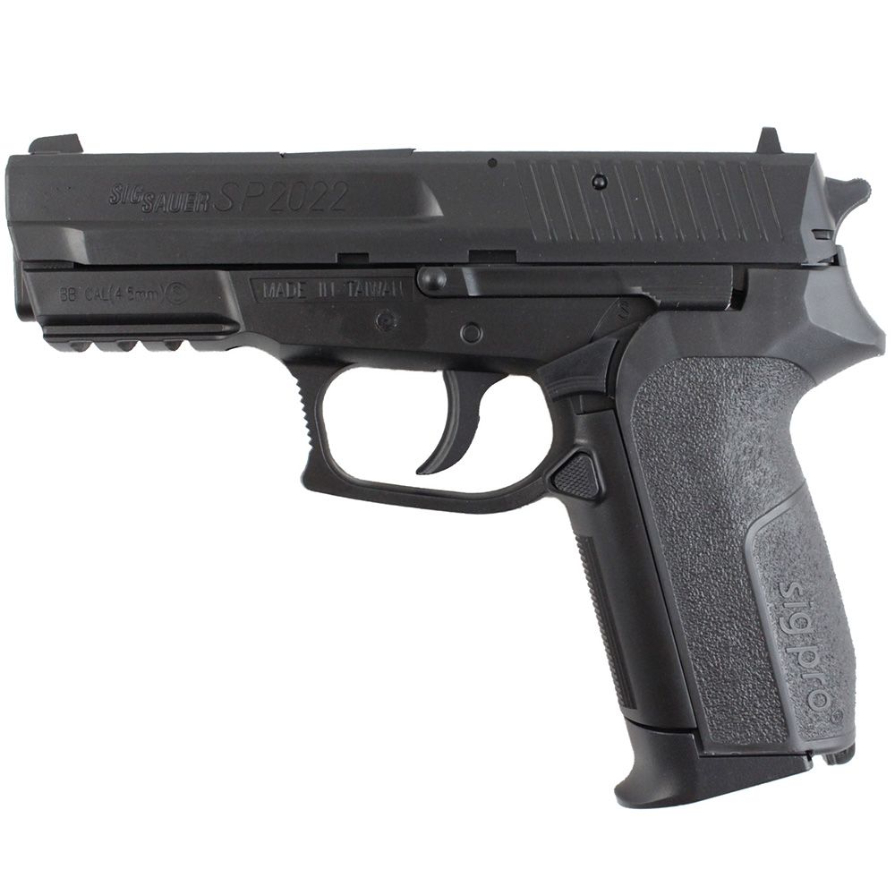 Explore the detailed features of the Cybergun Sig Sauer SP2022 BB Pistol, a realistic airgun replica with a lightweight design and impressive accuracy. Available at ReplicaAirguns.ca.