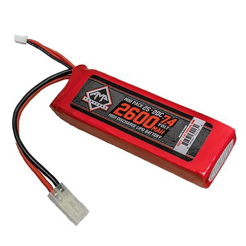 7.4V 2600mAh 20C LIPO AEG Mini Battery