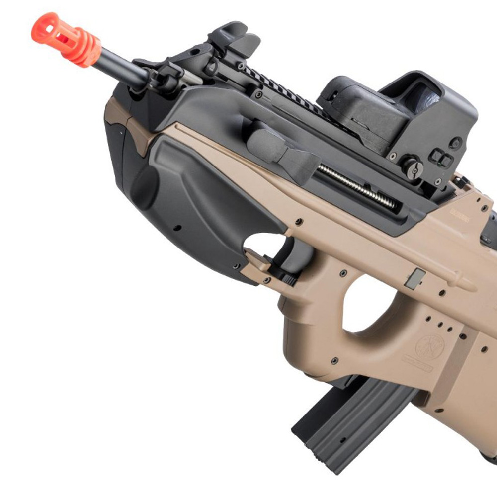 Experience the authentic FN Herstal Licensed FN2000 Airsoft AEG Rifle - 450 Rounds. Electric gearbox, bullpup design, and adjustable stock. Buy now for high-quality performance at ReplicaAirguns.ca.