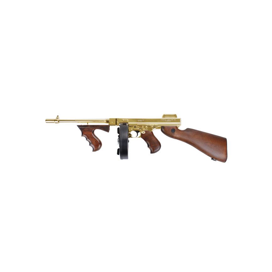 King Arms M1928 Gold Thompson HI Grade Airsoft Rifle