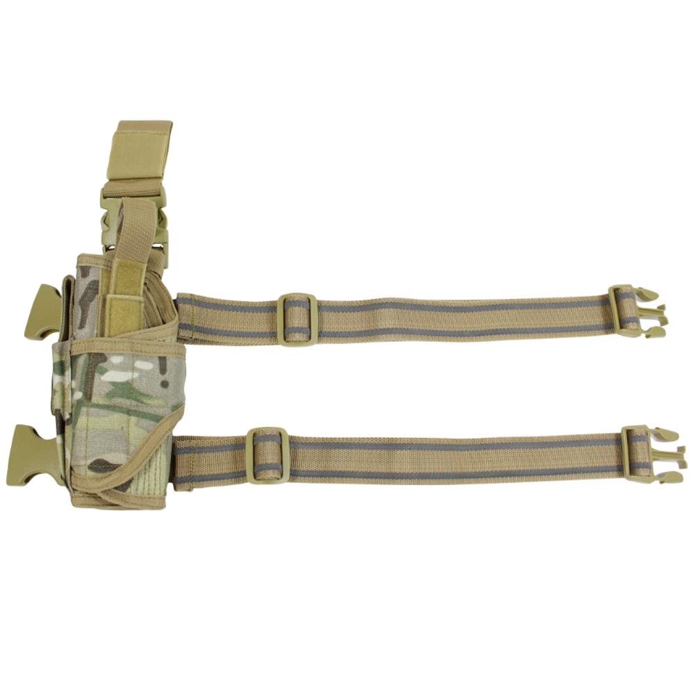 Safely carry your sidearm with the RavenX Tornado Leg Holster. Fully adjustable, secure retention, and pistol mag pouch. Available at ReplicaAirguns.ca.