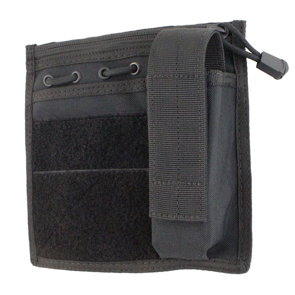 Explore the Raven Flashlight Admin Tan Pouch - ideal for mission-critical documents. Zipper pocket, flashlight holster, MOLLE compatible. Buy now at ReplicaAirguns.ca.