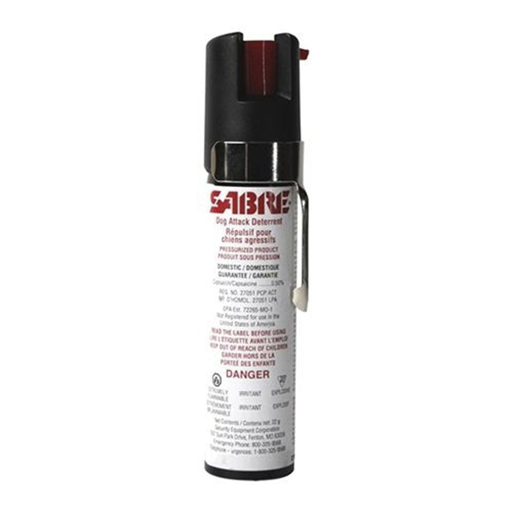 Ensure pet safety with Sabre Dog and Coyote Spray. One-handed use, eco-friendly, effective up to 3m. Buy now for peace of mind at ReplicaAirguns.ca.