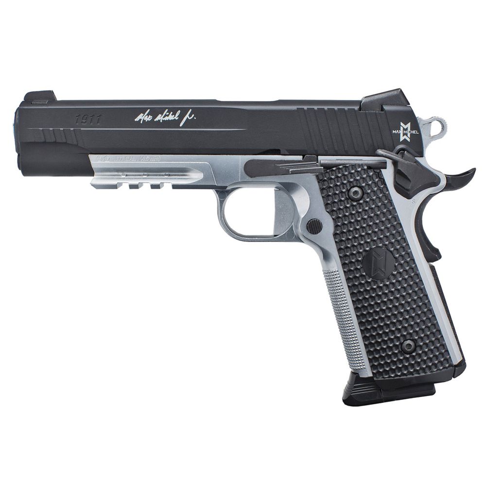 Check the striking design of the Sig Sauer 1911 Max Michel CO2 BB Pistol. Quality build and realistic features. Find it at ReplicaAirguns.ca for the best prices in Canada.