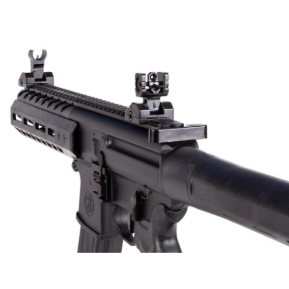 Explore the Sig Sauer MPX GEN II Air Rifle in .177 cal at ReplicaAirguns.ca. Improved accuracy, M-LOK system, and 30-round semi-automatic firepower.