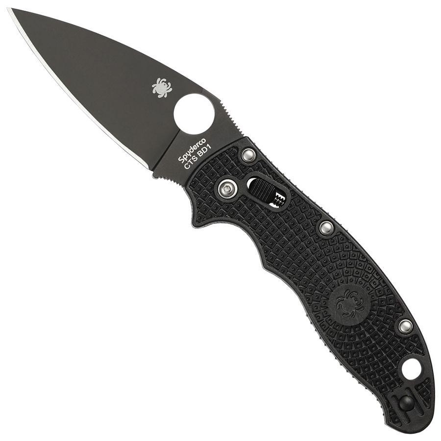 Explore the Spyderco Manix 2 knife with a dark blue G-10 handle, skeletonized liners, and a CPM-S110V steel blade. Exceptional design and steel combo at ReplicaAirguns.ca.