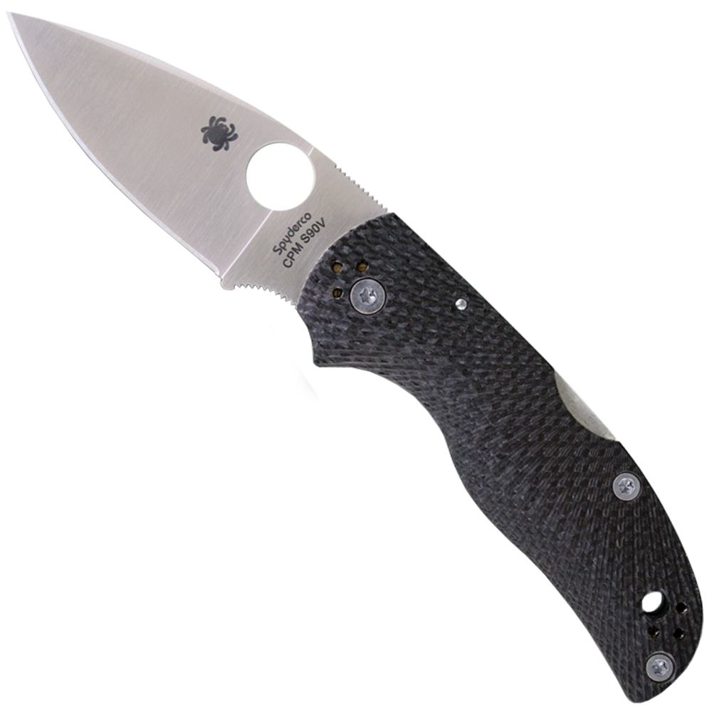 Spyderco Native 5 Plain Fluted Carbon Fiber