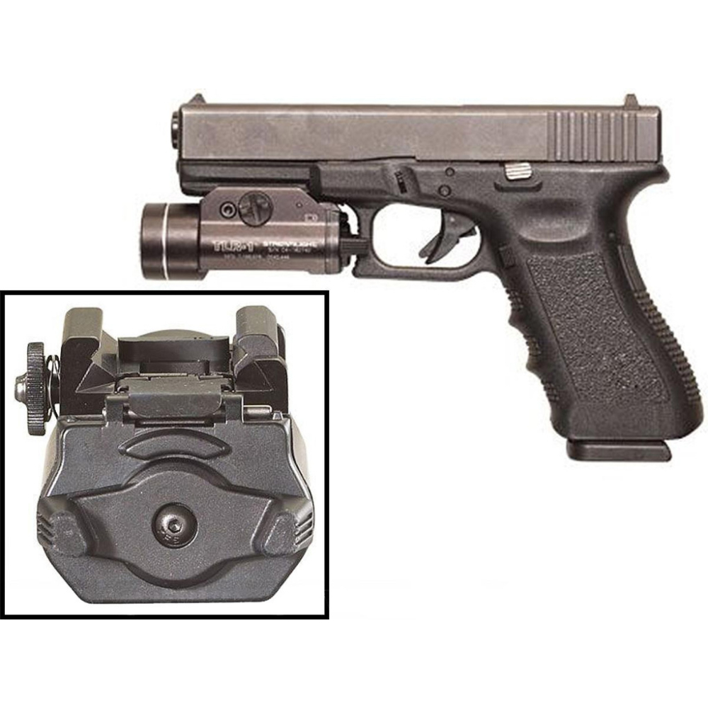 Explore the powerful 300-lumen tactical flashlight with CR123A batteries. Ambidextrous switch, waterproof construction. Buy now for versatile illumination at ReplicaAirguns.ca.