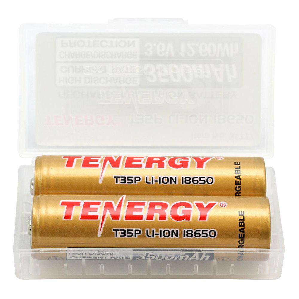 T35P 18650 Rechargeable Li-ion Battery - 2 Pack