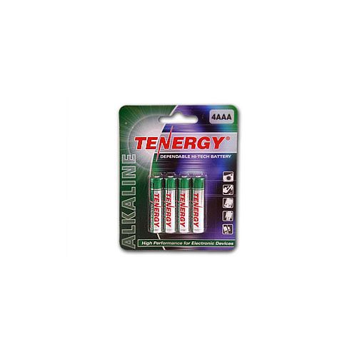Tenergy 1.5V Alkaline AAA Batteries - 4 Pack