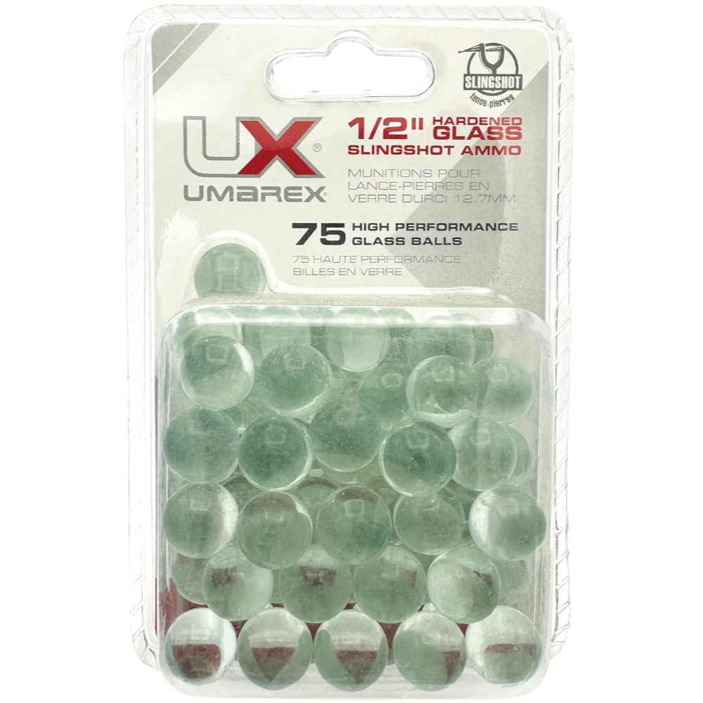 Umarex Hardened Glass Slingshot Ammo 1/2'' - 75ct