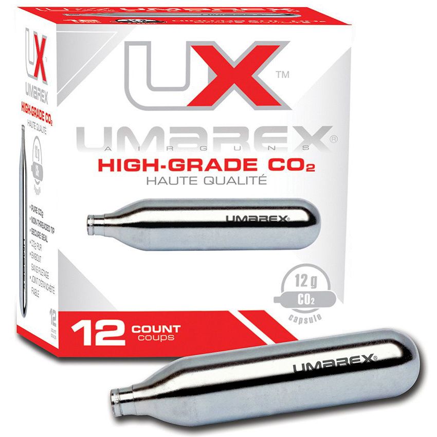 Umarex Walther 12 Gram CO2 Cylinder 12-Pack
