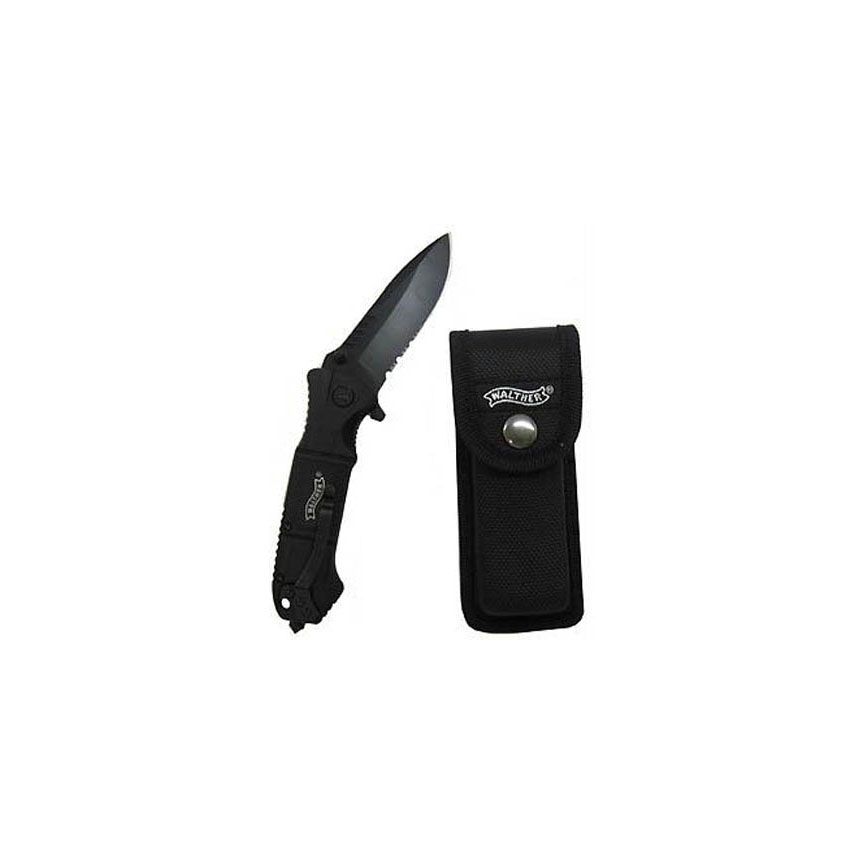 Walther Black Tactical Folding Knife